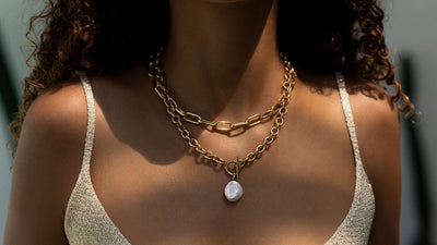 layered gold necklaces for women