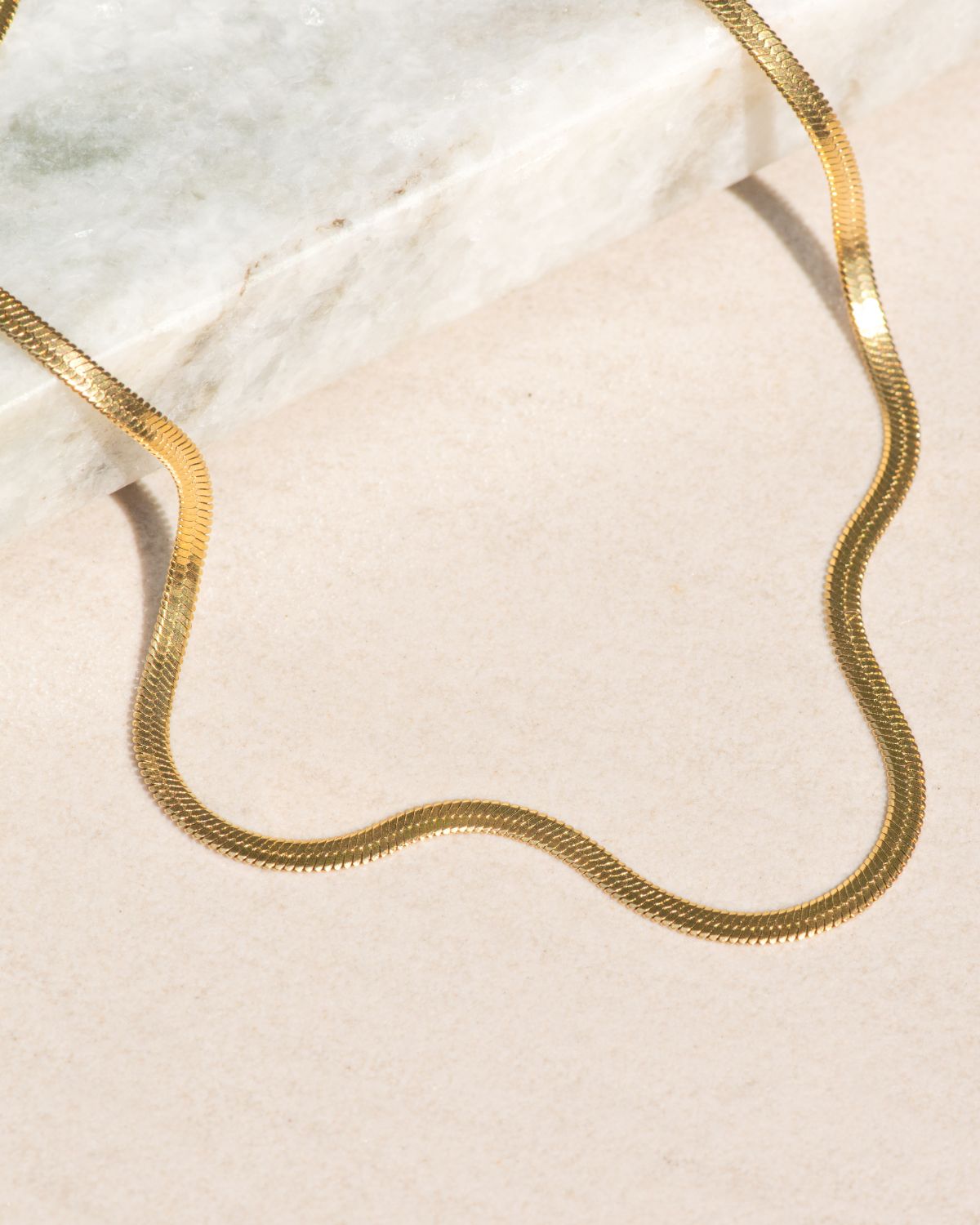 Gold Snake Chain Necklace | CULT OF SUN JEWELRY