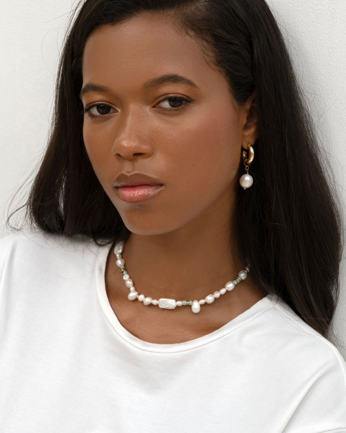 Pearl Necklace Choker - Mint Sensation Choker | CULT OF SUN