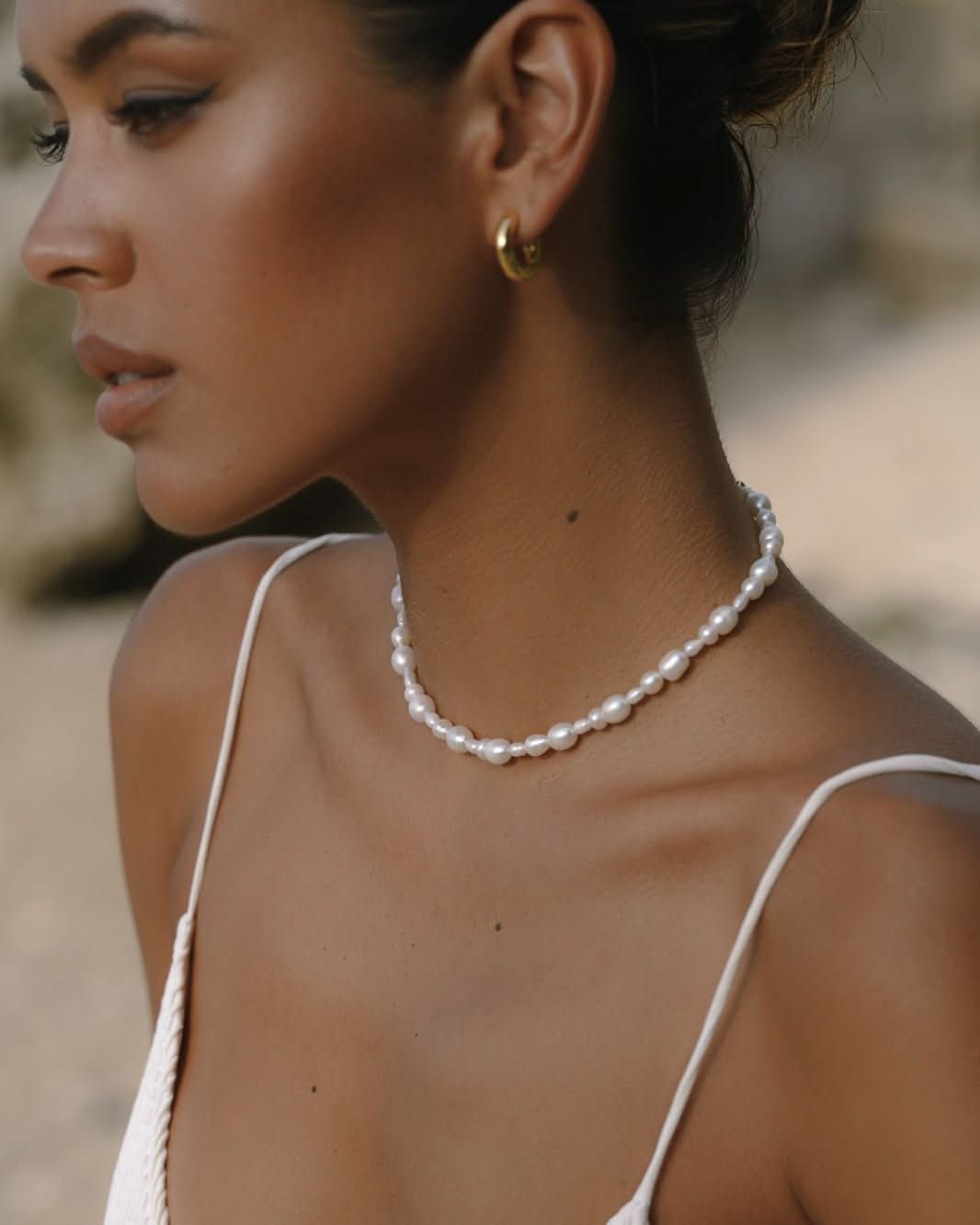 Pearl Choker Necklace - Pearl Rhapsody Choker | CULT OF SUN JEWELRY