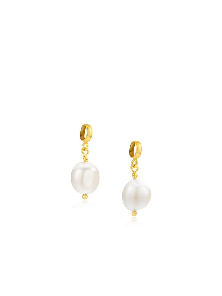 pearl earring charms for hoop earrings