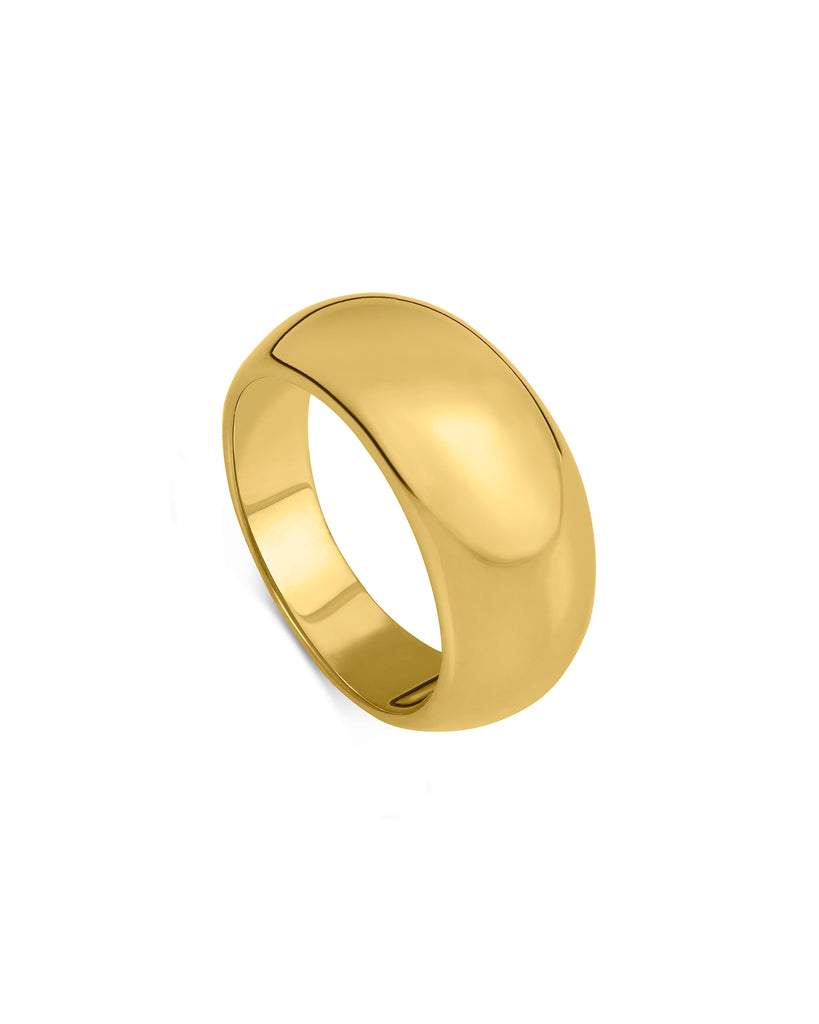 big bold ring in white background