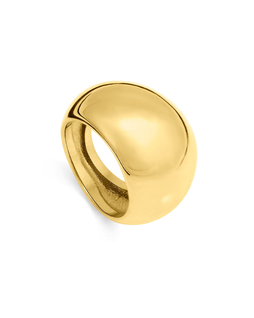 medium bold ring in white background