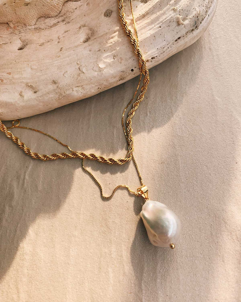 pearl and rope necklaces 